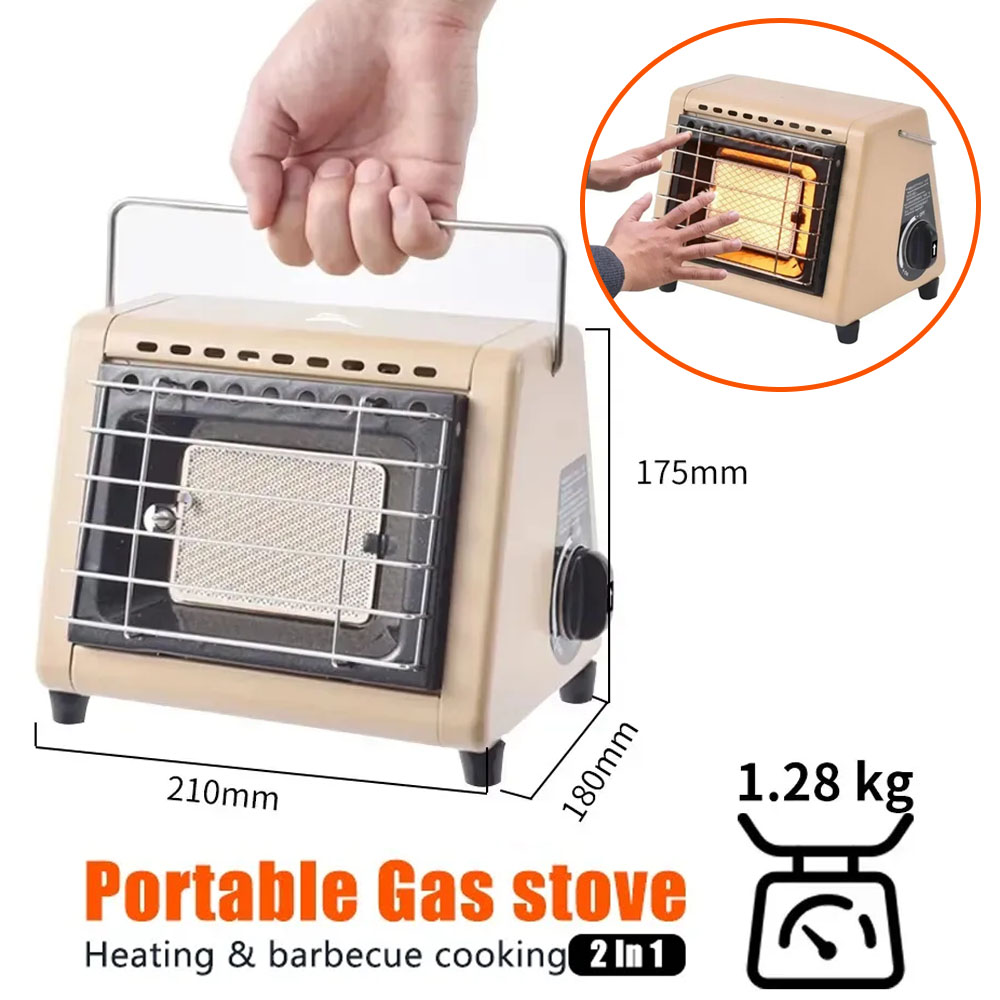 Portable 2 in 1 Gas Stove Heat - огляд і ціна Home Cooking Heater