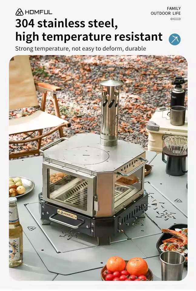 HOMFUL Portable Firewood Stove - огляд і ціна Home Cooking Cookbook