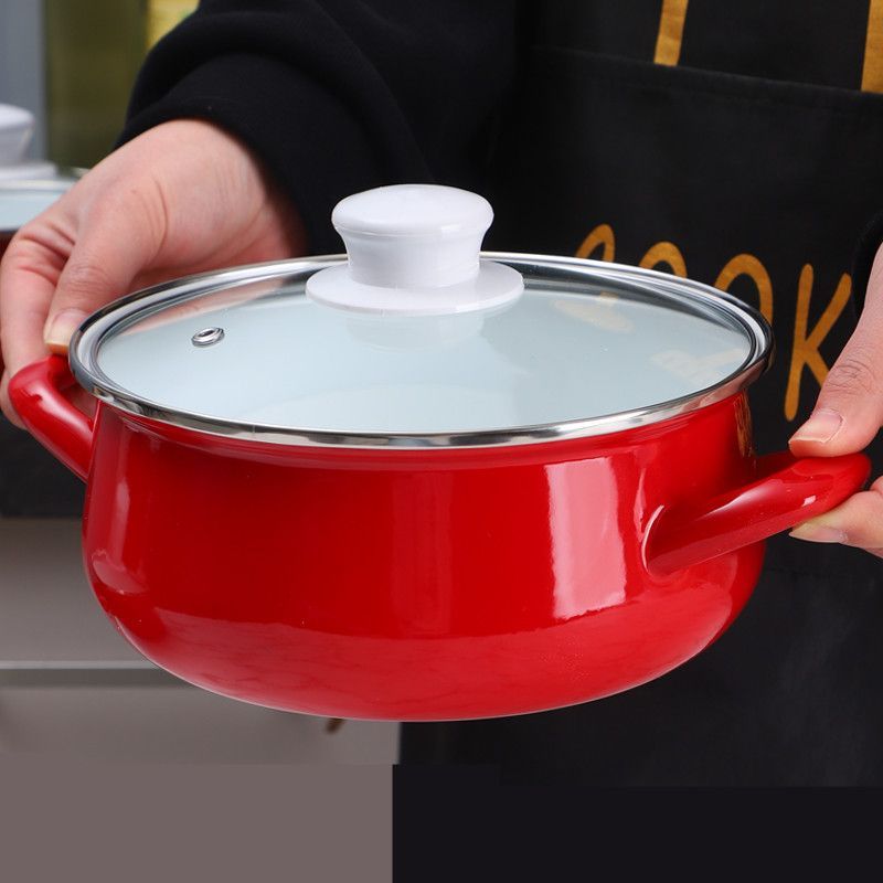 Enamel Soup Pot Thickened Cook - огляд і ціна Home Cooking Cookbook