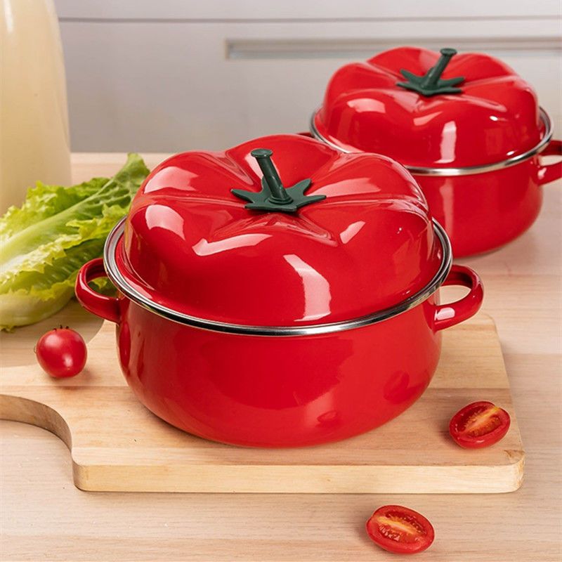 Enamel Soup Pot Thickened Cook - огляд і ціна Home Cooking Cookbook