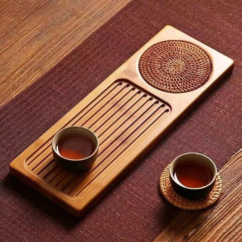 Dry Brew Bamboo Tea Tray with  - огляд і ціна Home Cooking Recipes
